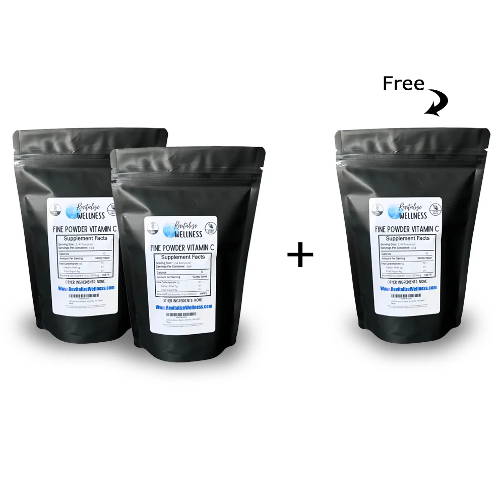 Fine Powder Vitamin C — Buy 2 Additional Bags and Get 1 Free!